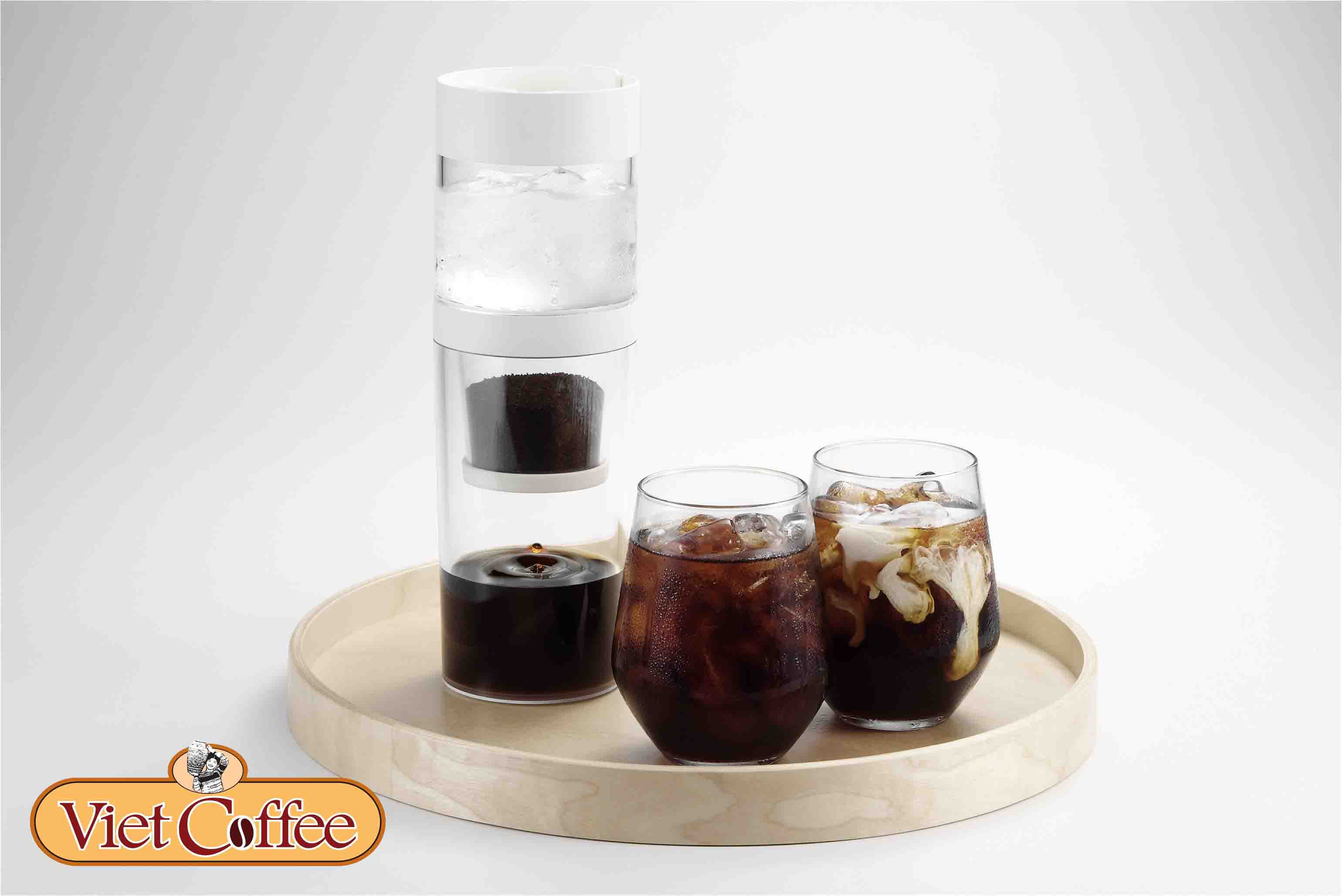 Coffee cups was made by Cold Brew method